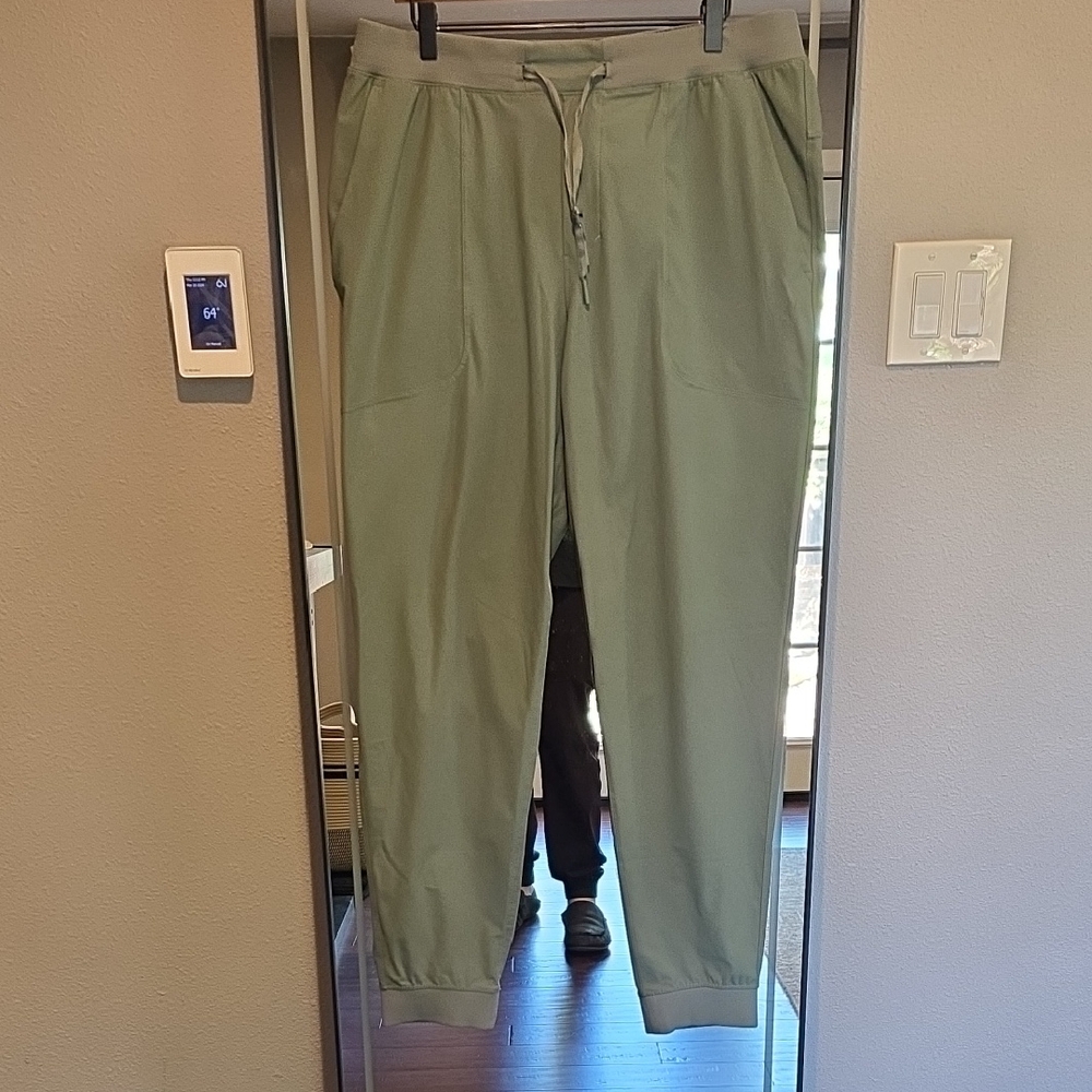 lululemon athletica Olive Green Drawstring Joggers